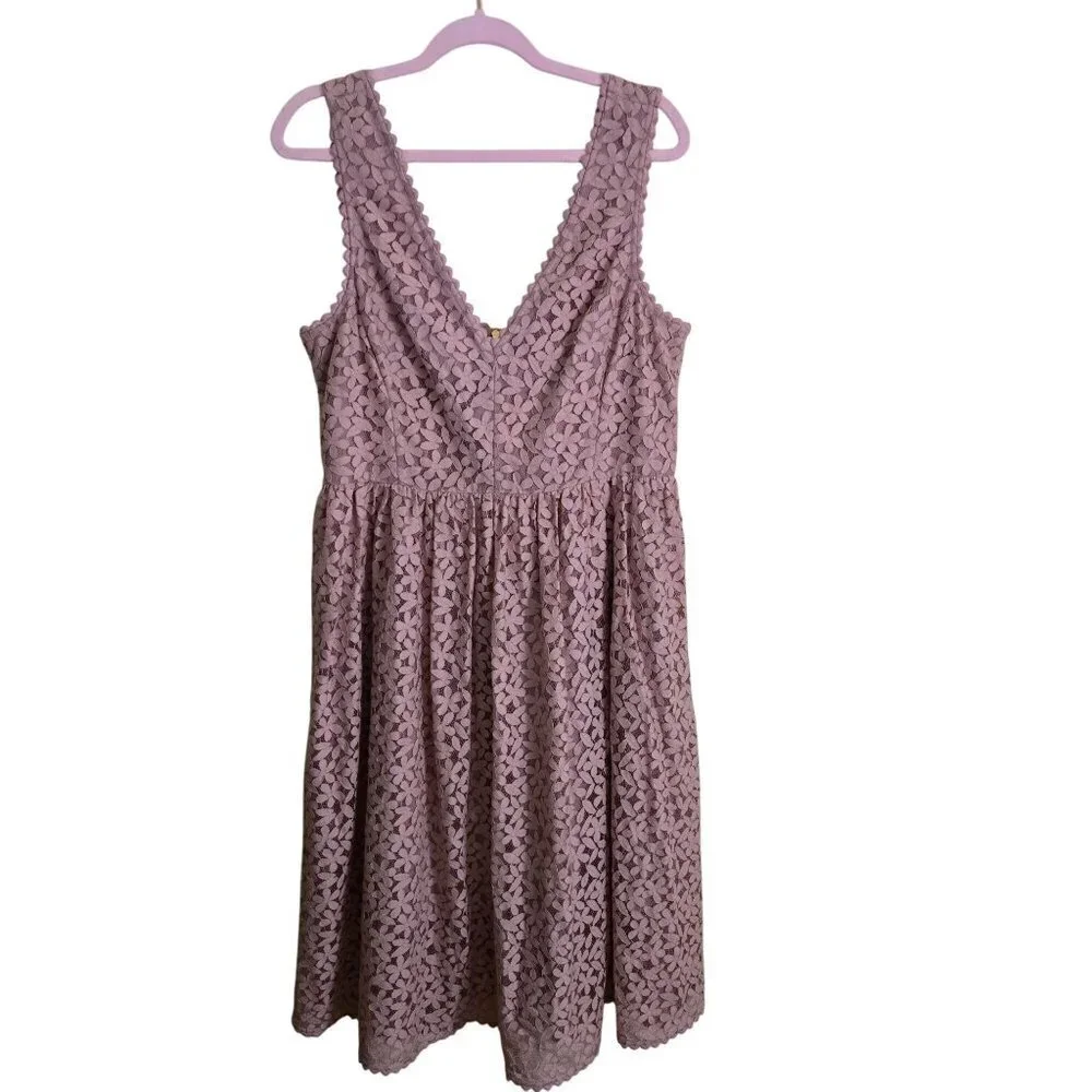 Kate Spade NWT Floral Lace Fit And Flare Free Midi Size 14